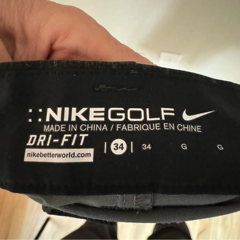 NIKE GOLF Dri-Fit Stretch Shorts 11” Inseam Dark Grey Black Style# 818047-010